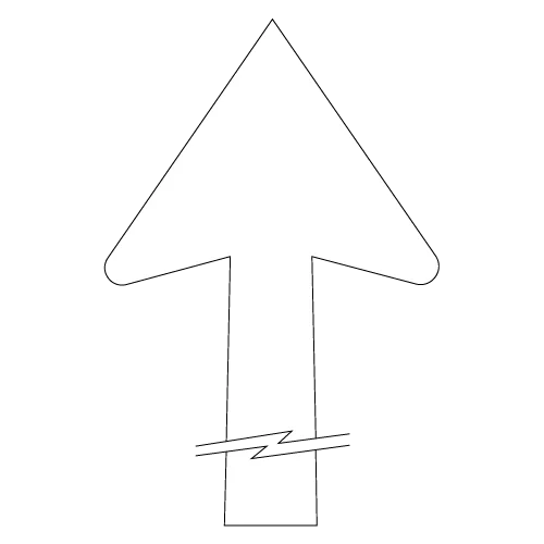 Flecha ascendente
