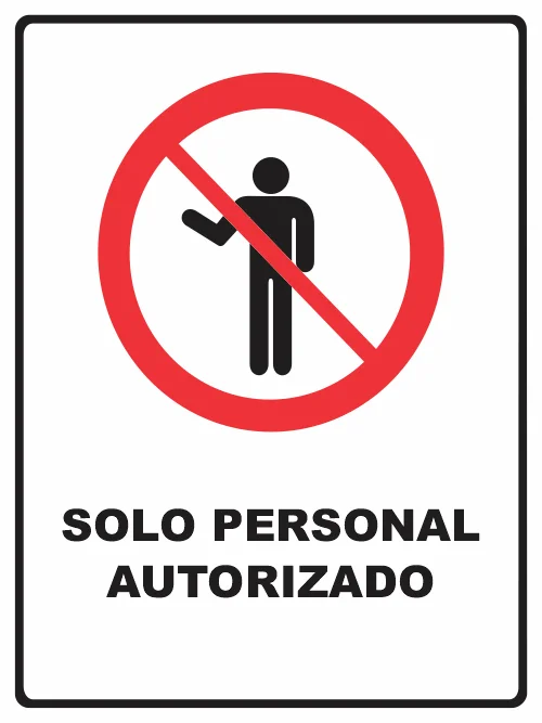 SOLO PERSONAL AUTORIZADO