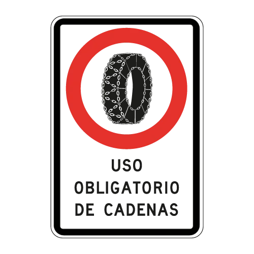 USO OBLIGATORIO DE CADENAS RO - 8